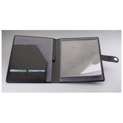 Manufacturers Exporters and Wholesale Suppliers of Bifold Leather Folder Delhi Delhi